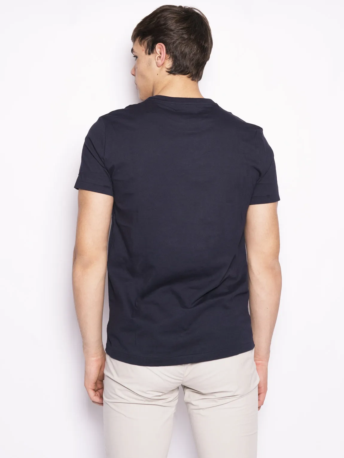 T-Shirt in Cotone Blu