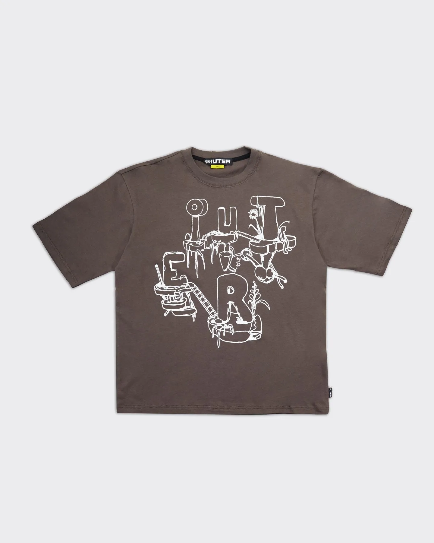 T-Shirt Plants Marrone
