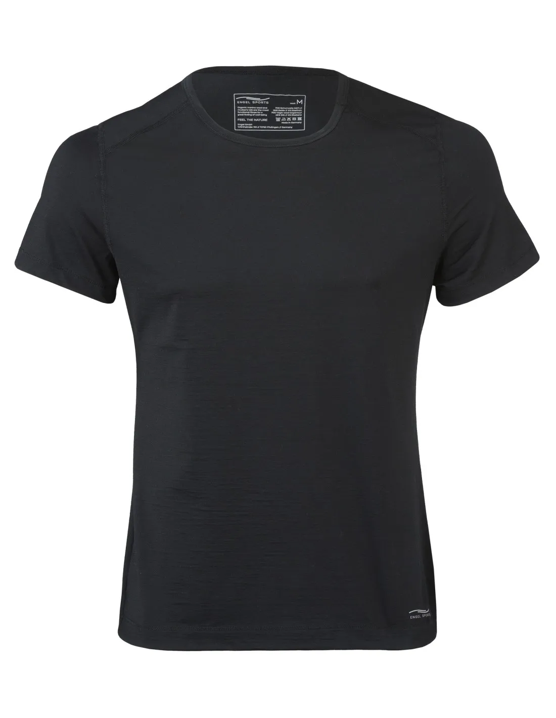 T-SHIRT TERMICA IN LANA-SETA PER LO SPORT UOMO