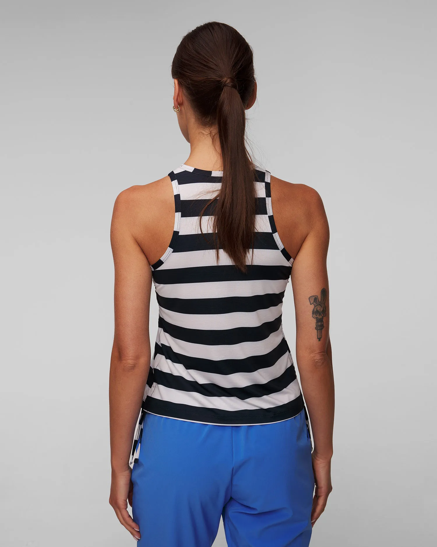 Tank top bianco-blu scuro da donna Helly Hansen Siren 34305-600