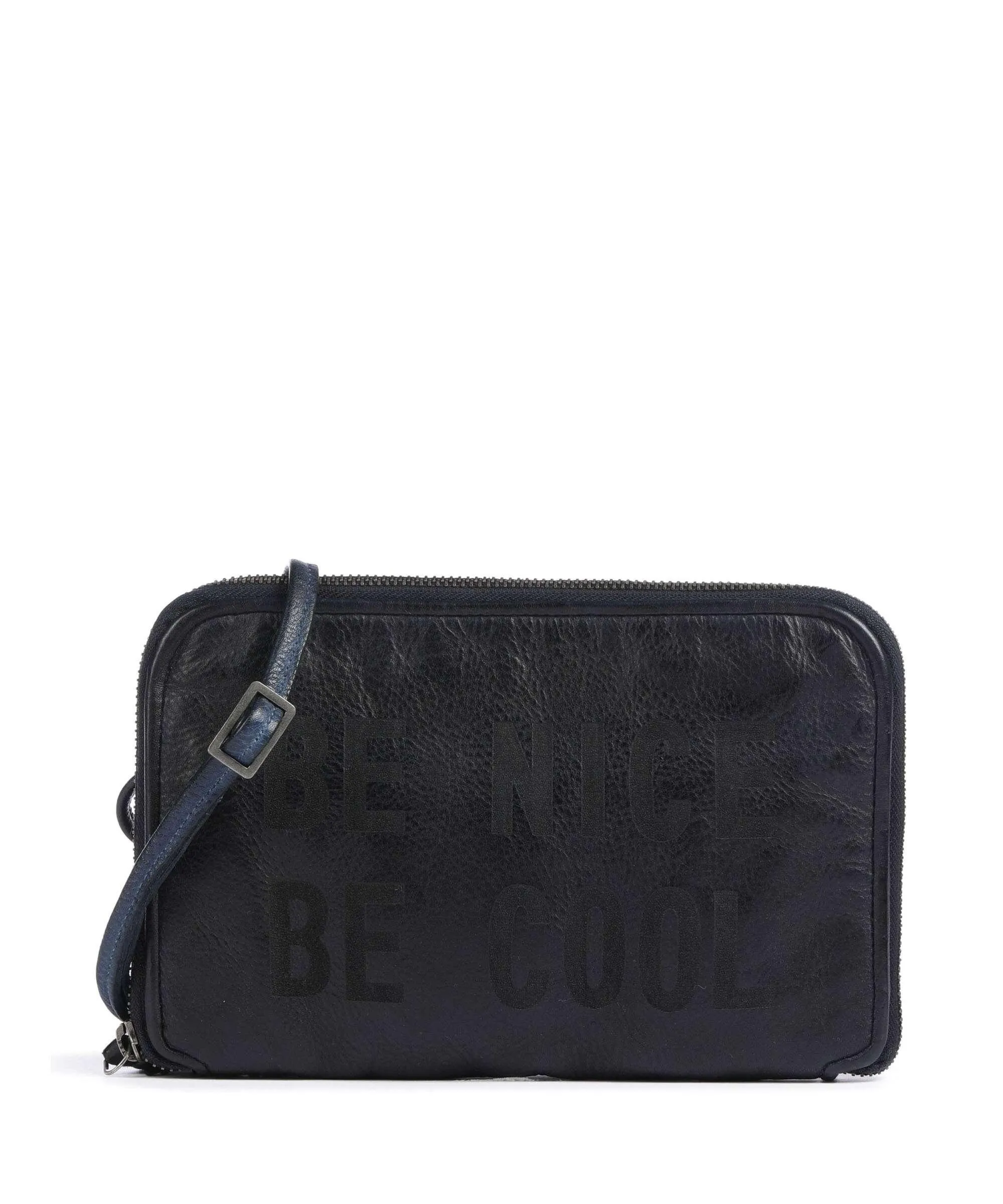  Taschendieb Wien Paniglgasse 5 Borsa a tracolla pelle di vacchetta grana navy  