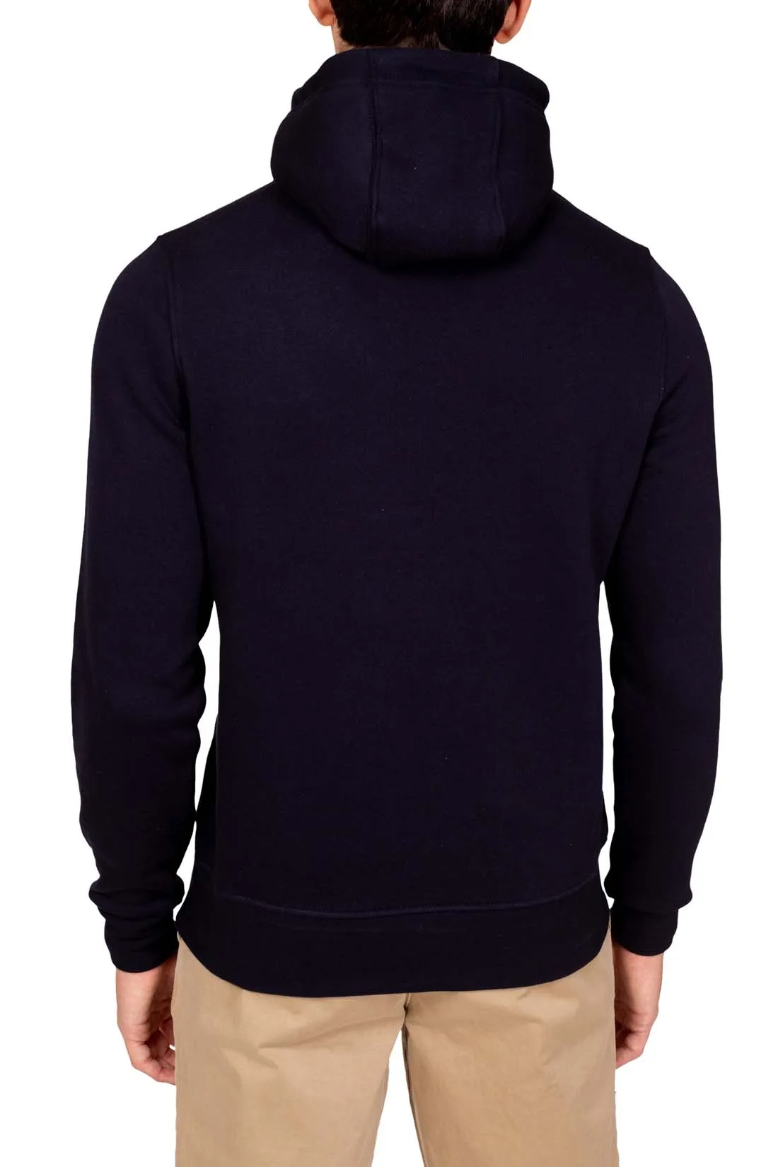 TOMMY HILFIGER Felpa uomo con cappuccio e logo lineare