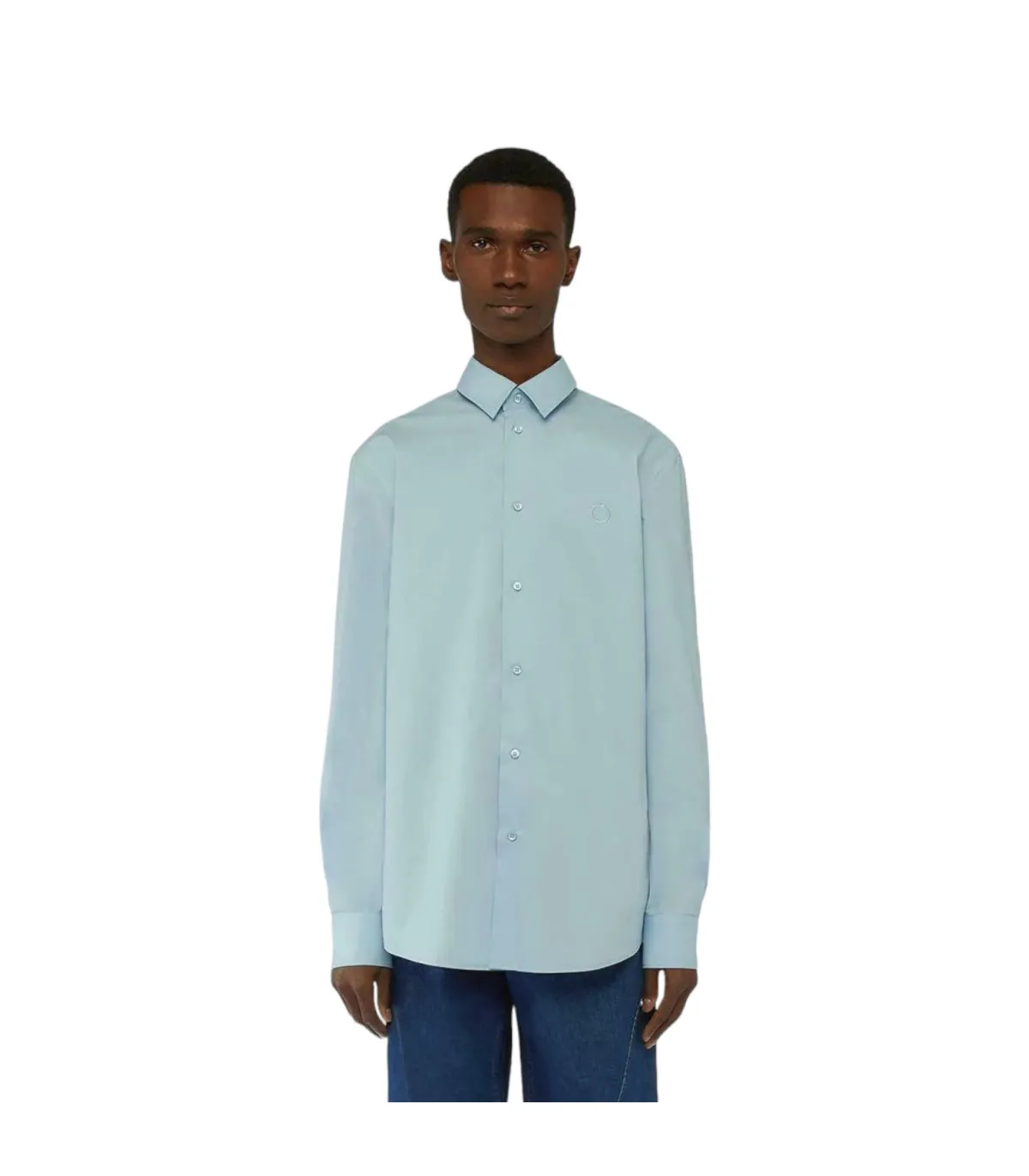 Trussardi Uomo Camicia Manica lunga  Popeline Stretch
