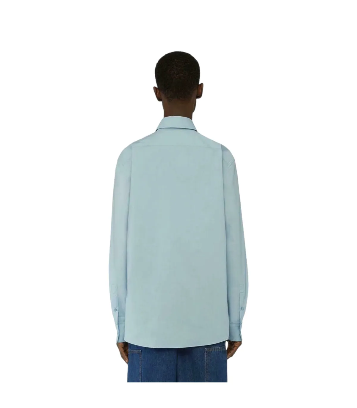 Trussardi Uomo Camicia Manica lunga  Popeline Stretch