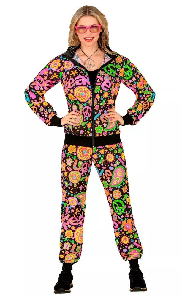Tuta neon hippie pace unisex