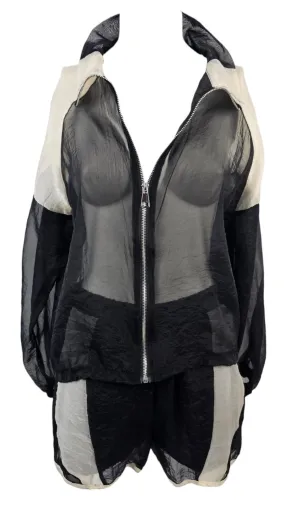 Tuta, set casual trasparente