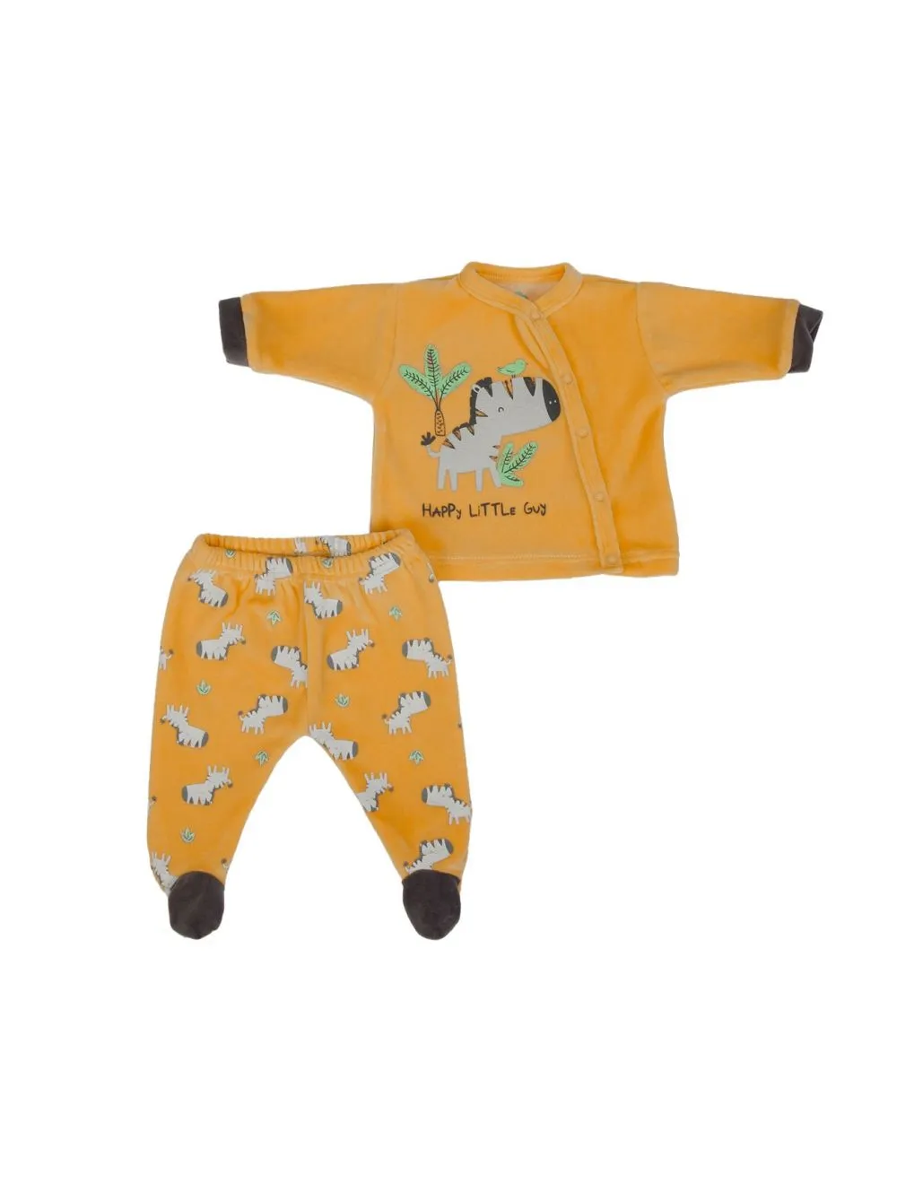  TUTINA NEONATO NASCITA IN CINIGLIA 2 PEZZI - ZEBRA 