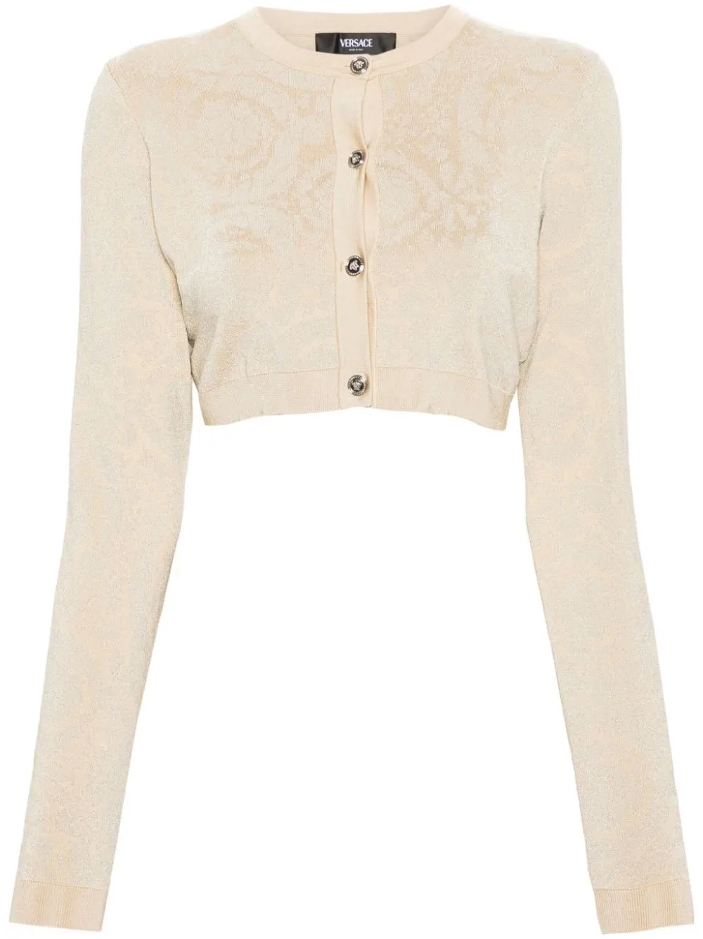 Versace-Cardigan con motivo barocco