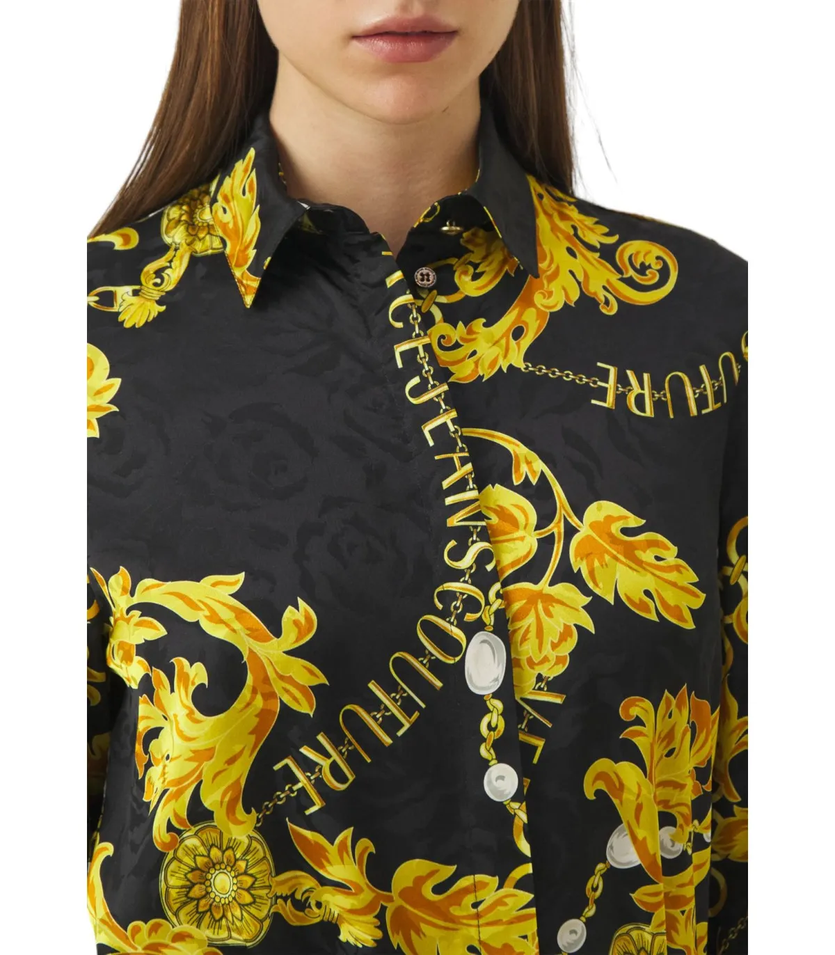 Versace Jeans Couture Donna Camicia Manica lunga