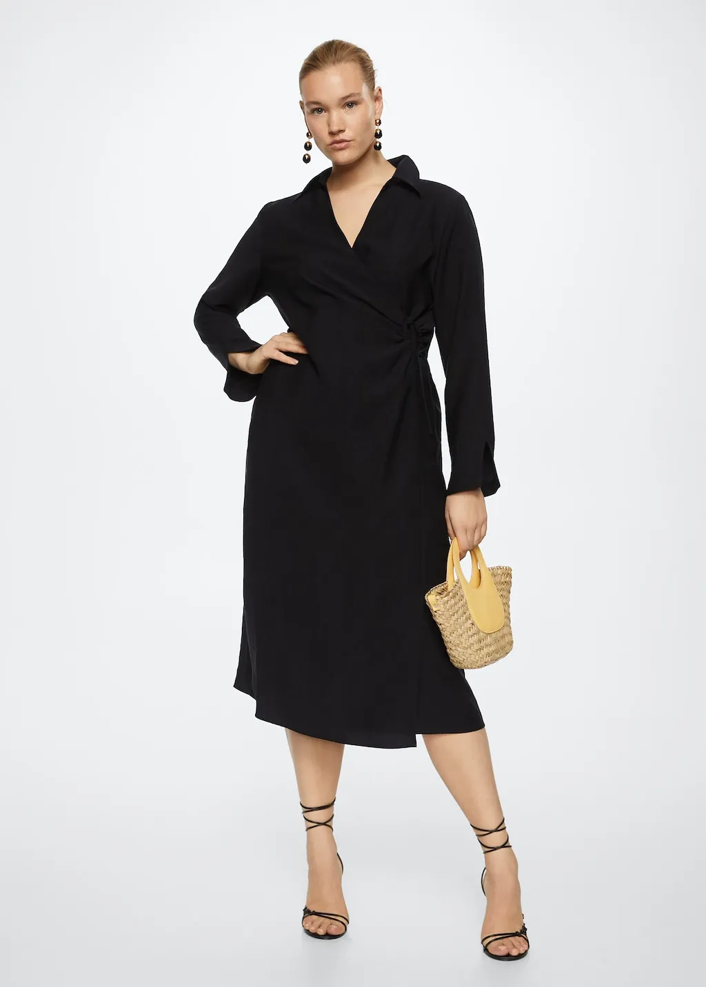 Vestito camicione lyocell