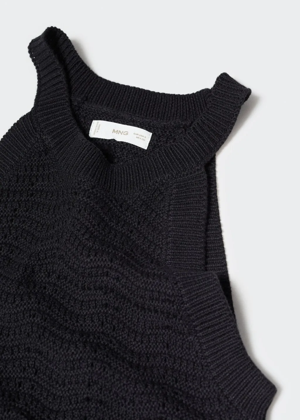 Vestito halter traforato
