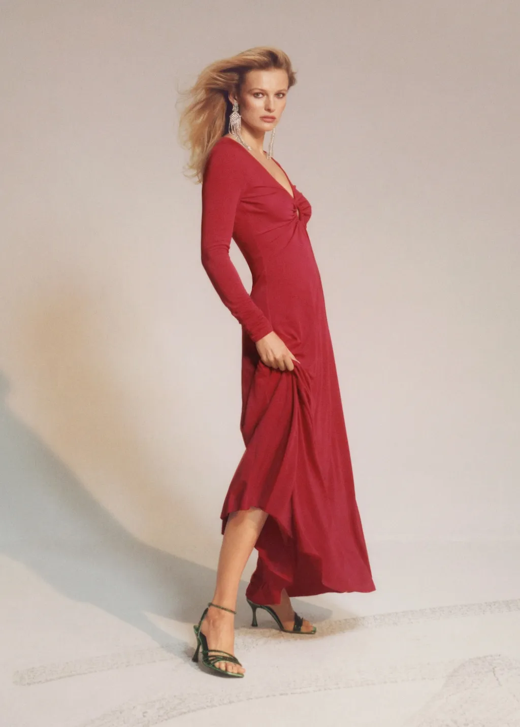 Vestito lungo spacchi