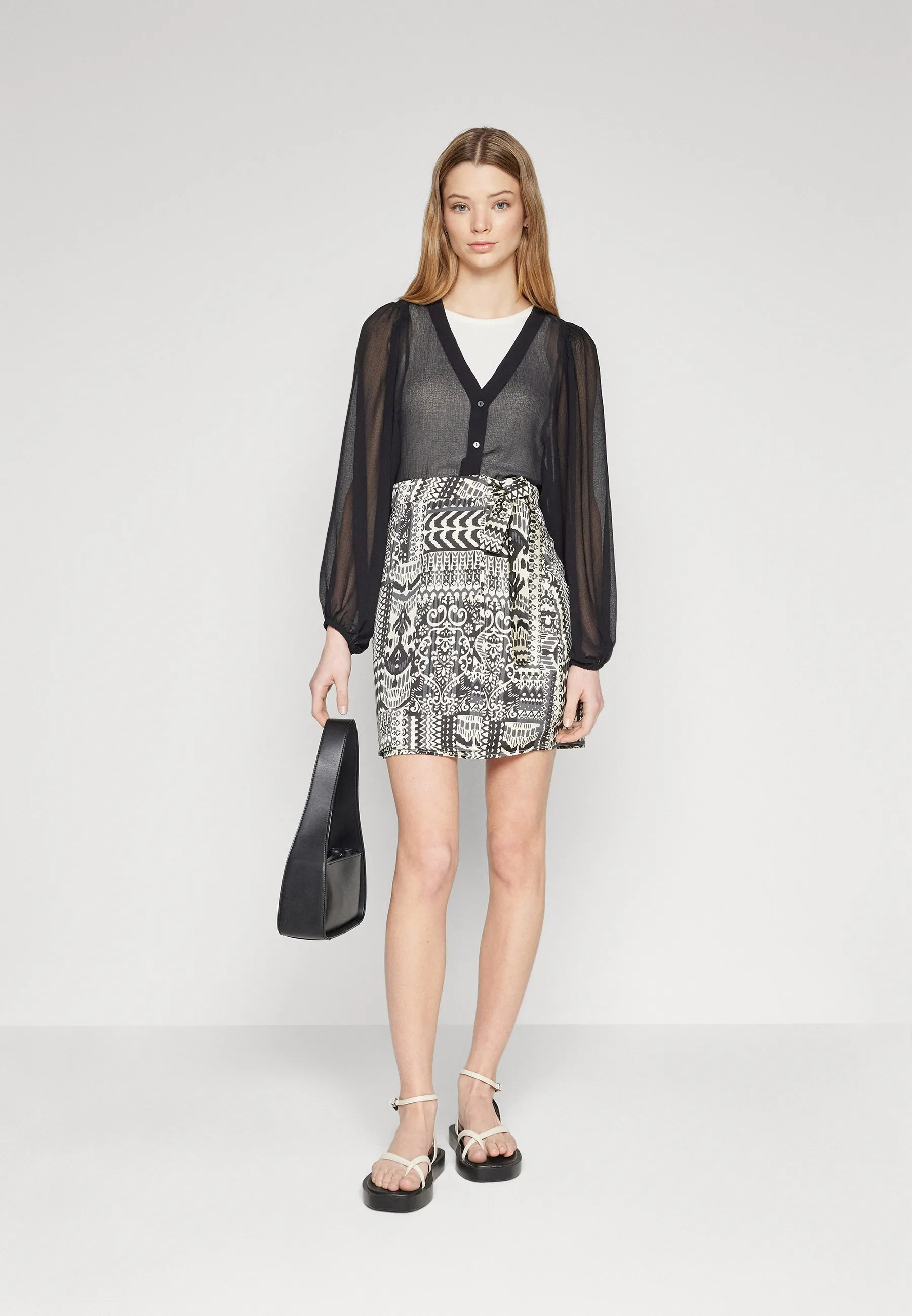VIFULMA WRAP SHORT SKIRT - Minigonna