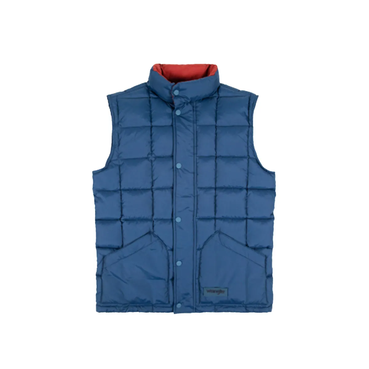 Wrangler smanicato the vest dark blue teal uomo