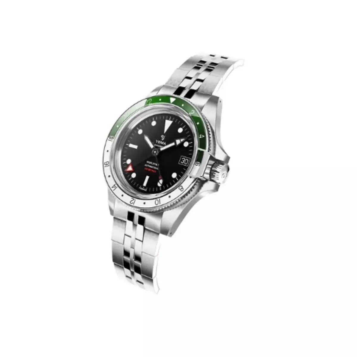 Yema Diving Superman 500 Gmt Nero 39 mm YGMT23A39-AMS