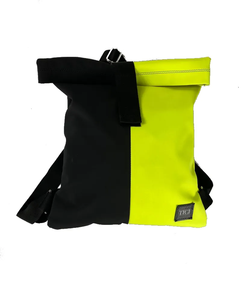 Zaino Weekend - Nero & Giallo Fluo