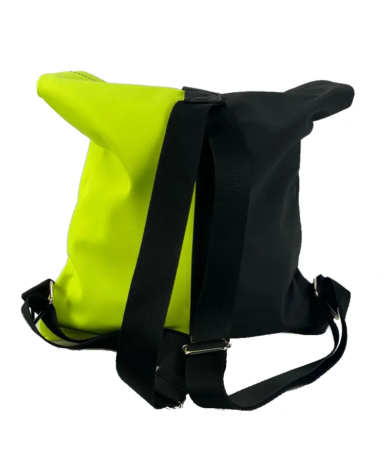 Zaino Weekend - Nero & Giallo Fluo