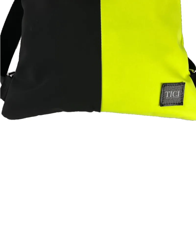 Zaino Weekend - Nero & Giallo Fluo